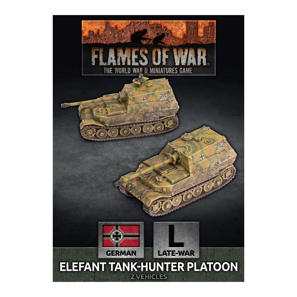 Flames of War - Elefant Tank-Hunter Platoon