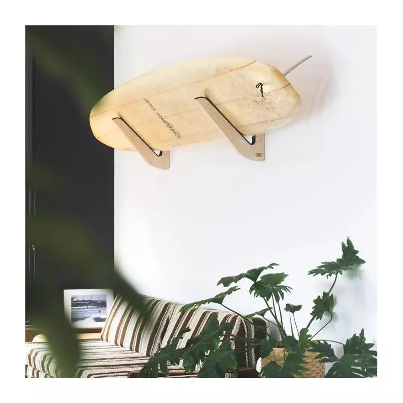 Rack mural pour surf OCEAN & EARTH Longboard Timber Wall Rack