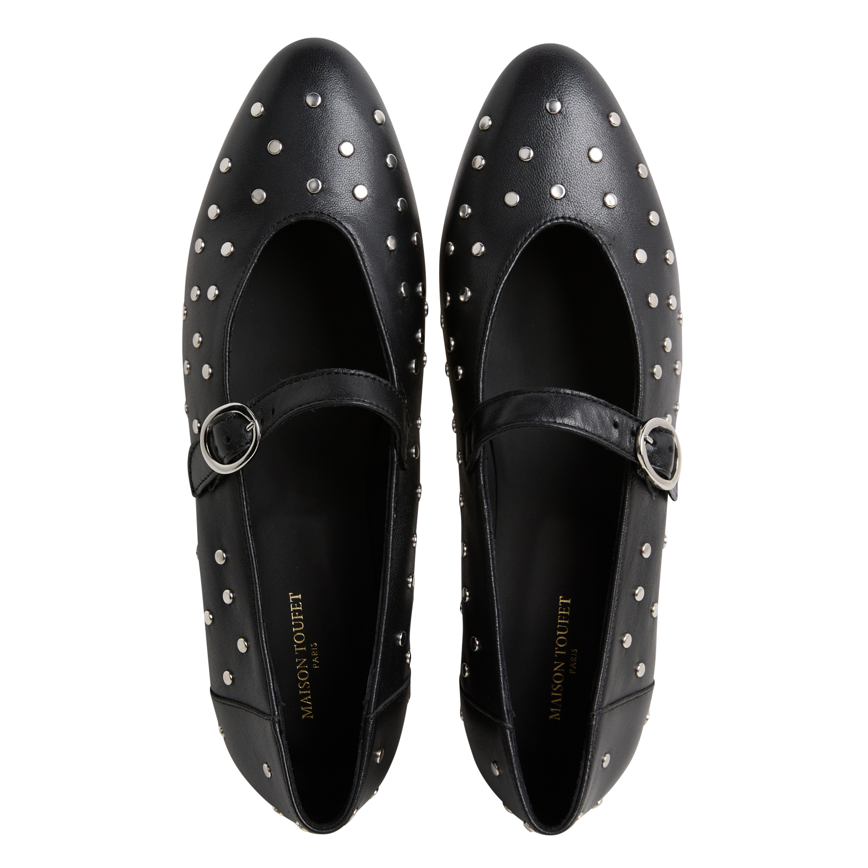 CASSANDRE - Ballerines en cuir | Noir
