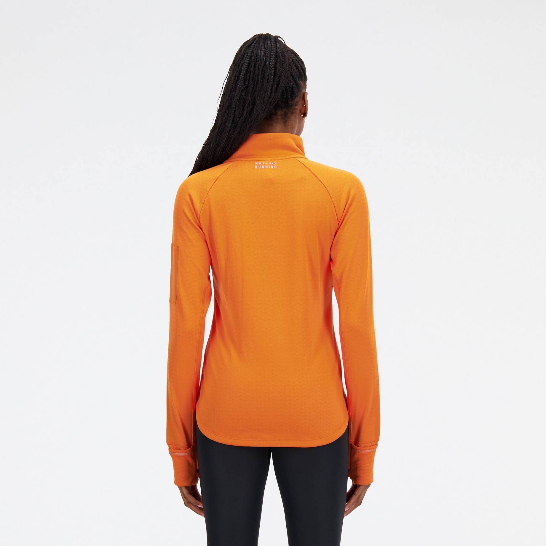 new balance| Damen Laufshirt NB HEAT GRID HALF ZIP
