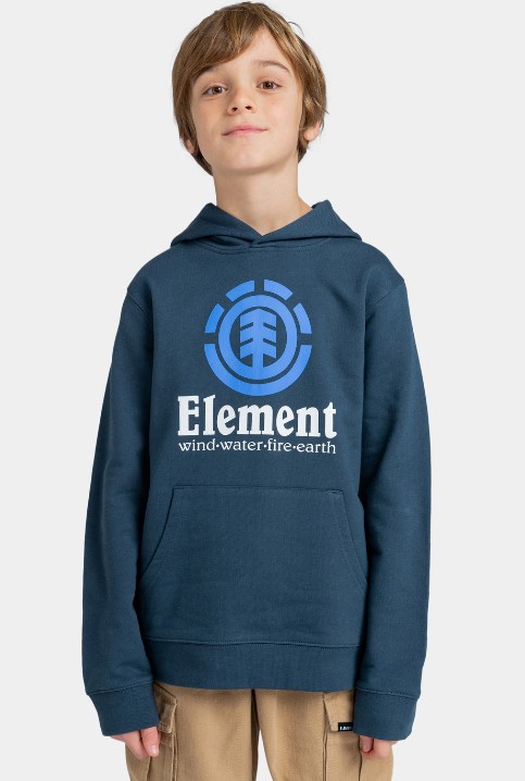 Element Vertical Hood Youth Midnight Blue