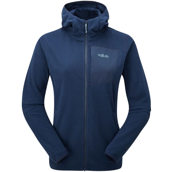 Veste polaire ski rando RAB TECTON HOODY W DEEP INK