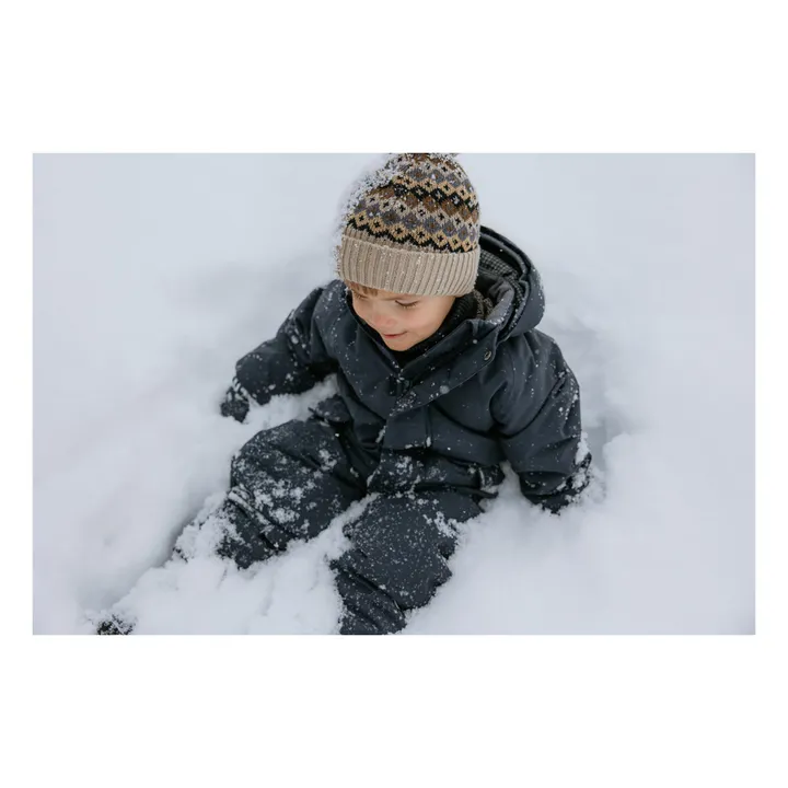 Wheat Combinaison de Ski Unie Matières Recyclées Miko Tech | Bleu marine