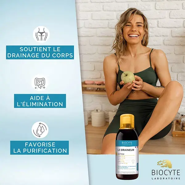 Bebida detox, emagrecedora e drenante Biocyte 500ml