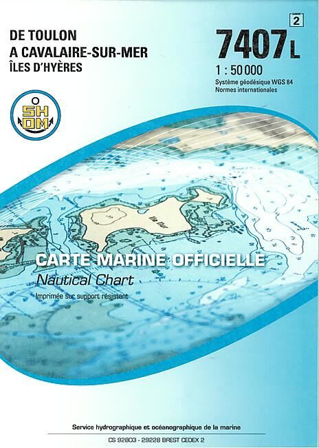 EPSHOM - 7407L DE TOULON A CAVALAIRE SUR MER