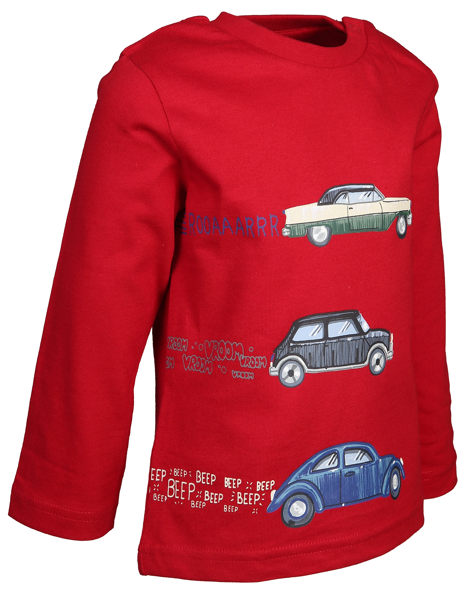 Langarmshirt AUTOMOVIL in rot