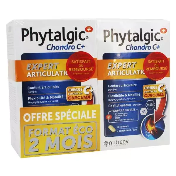 Nutreov Physcience Phytalgic Chondro C+ Pacote com 2 x 60 comprimidos