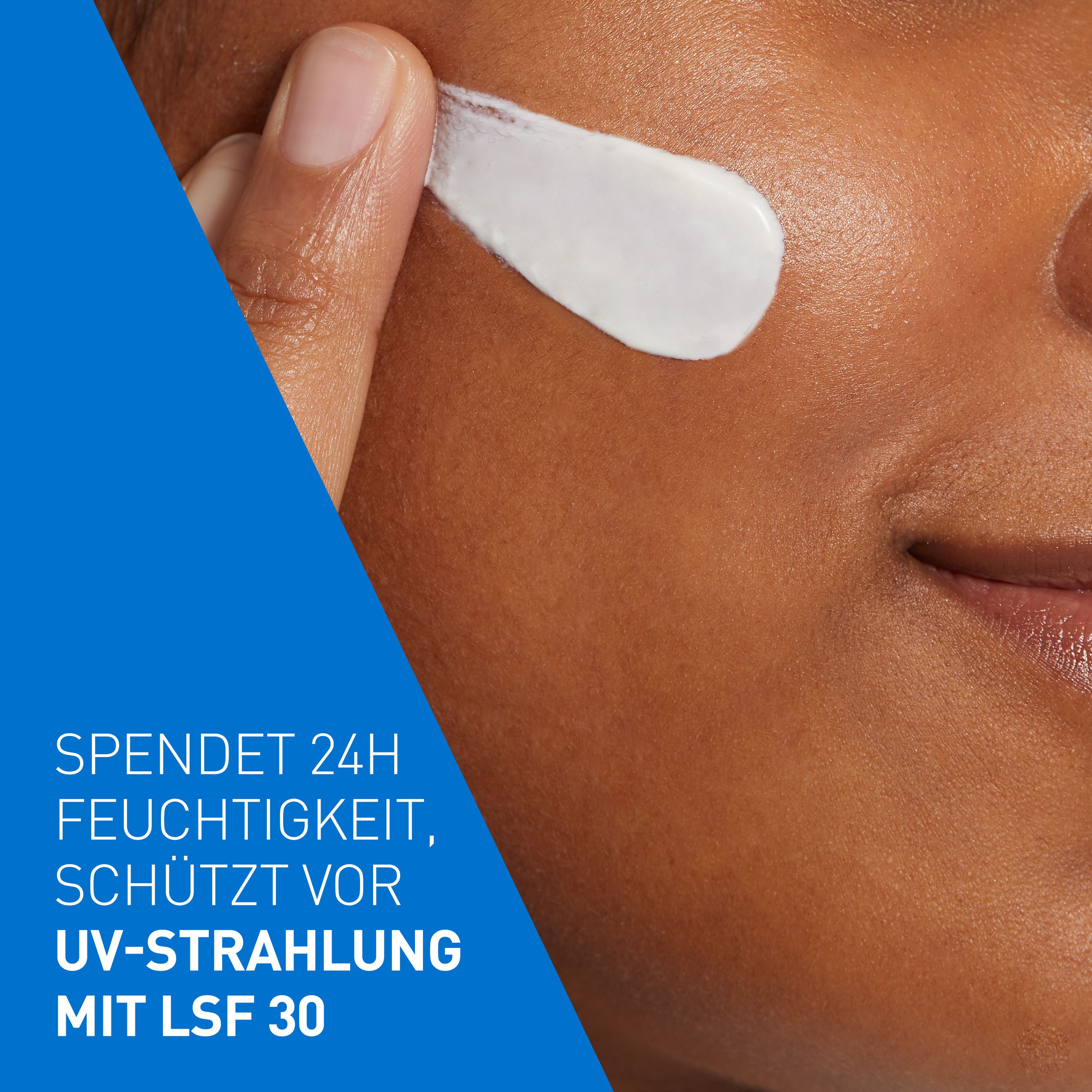 CeraVe Feuchtigkeitsspendende Gesichtscreme mit LSF 30: hydratisierende Tagescreme mit Lichtschutz für normale bis trockene Haut