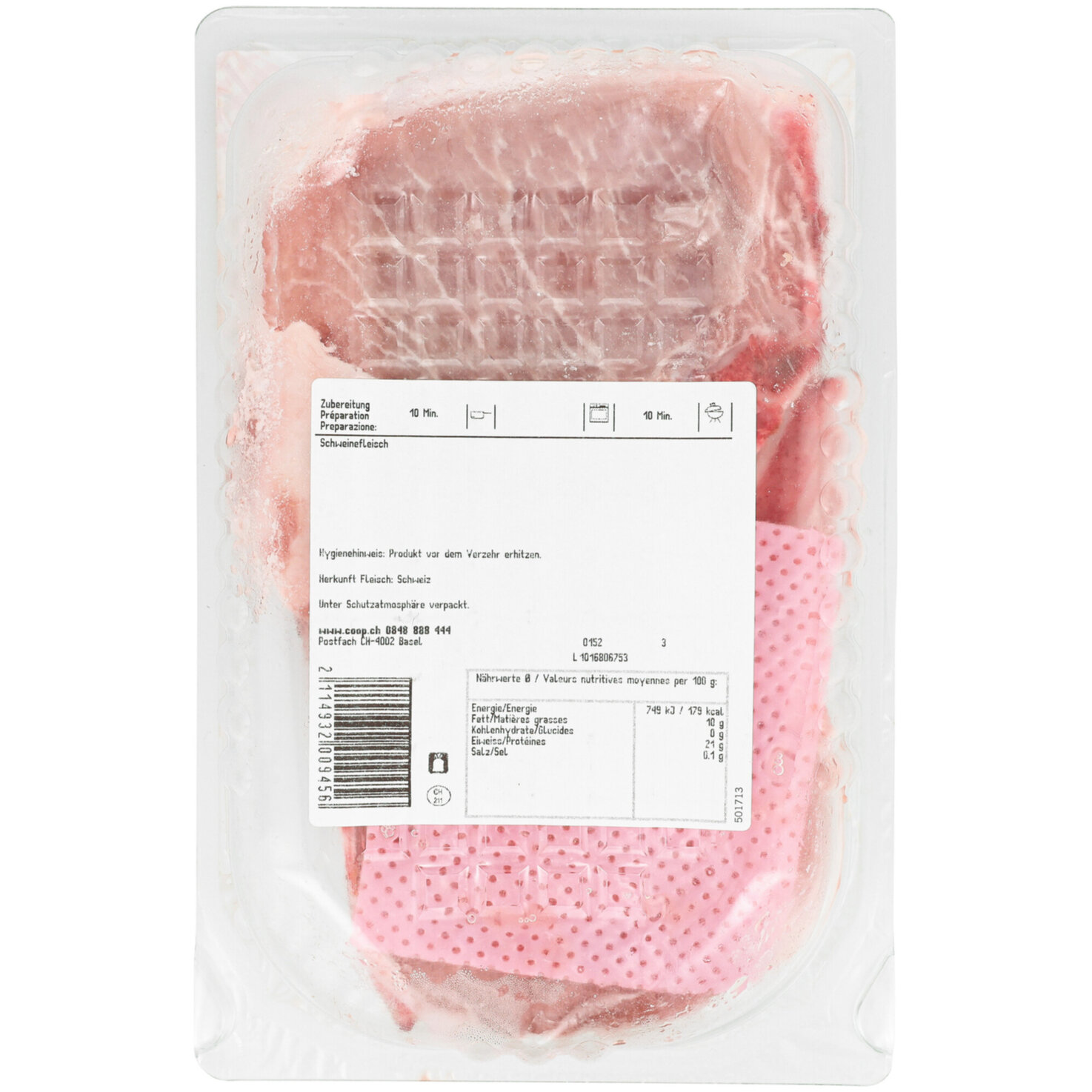 Prix Garantie Schweinskoteletts ca. 600g