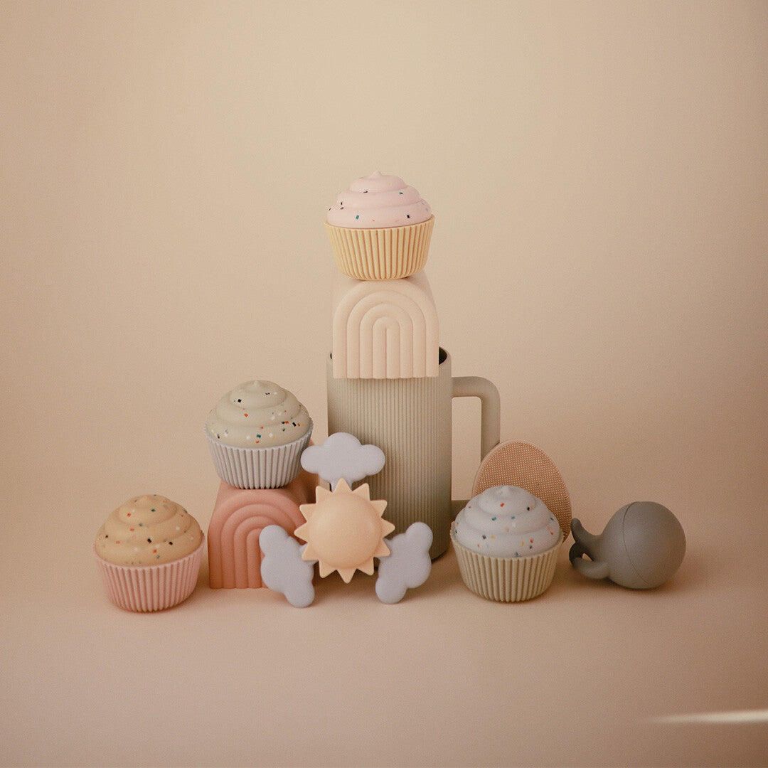 Mushie babyspeeltje spinner met zuignap - sun