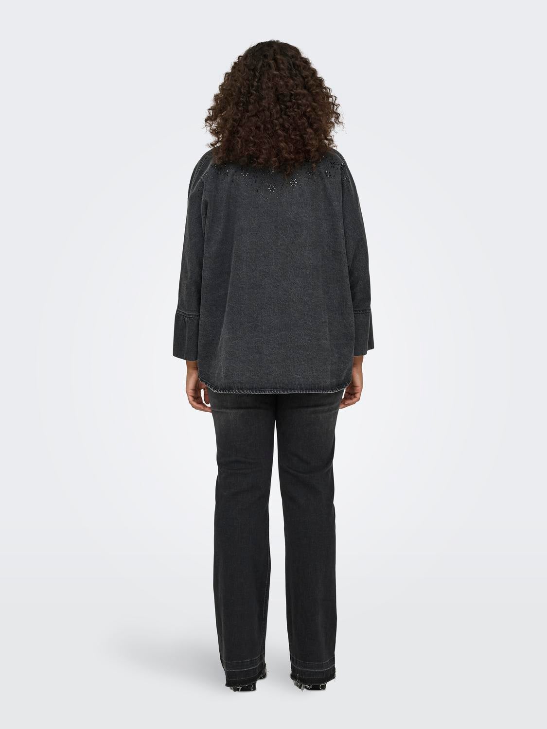 CARGRACE Jeanshemd Washed Black
