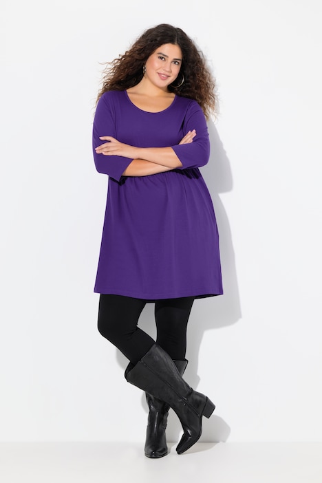 Longshirt, A-Linie, Lieblingsfarbe, 3/4-Ärmel