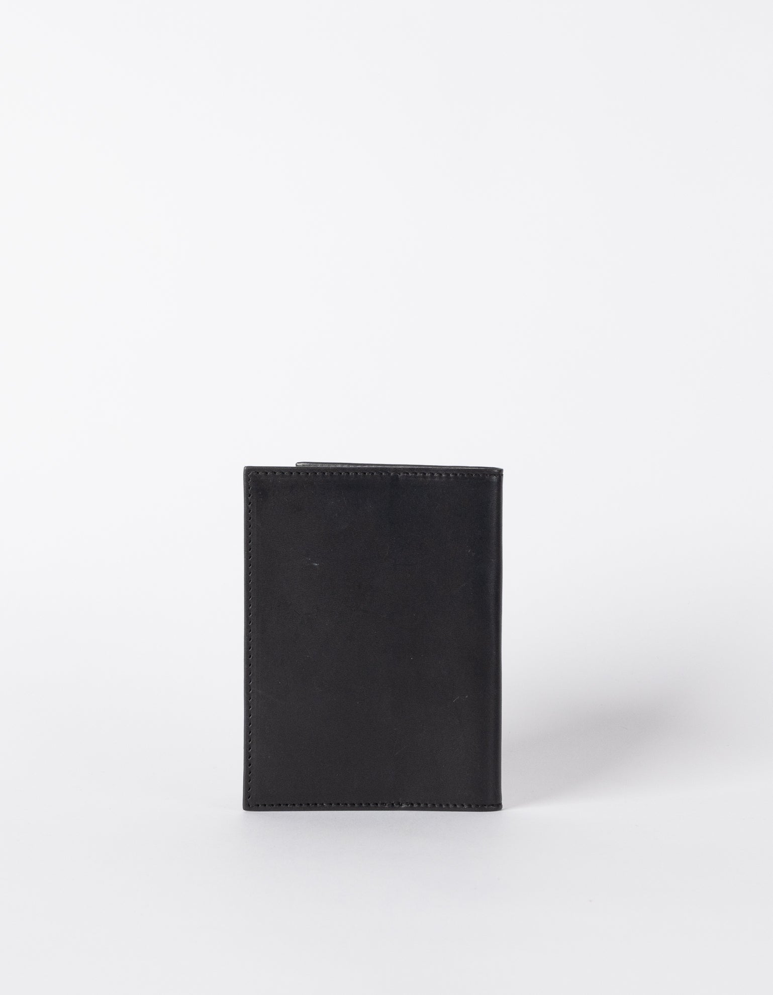 Passport Holder - Black Classic Leather