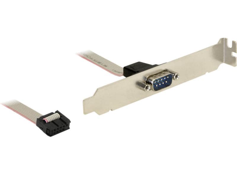 Delock Bracket RS-232 Pinbelegung gedreht Slotblech mit COM Port