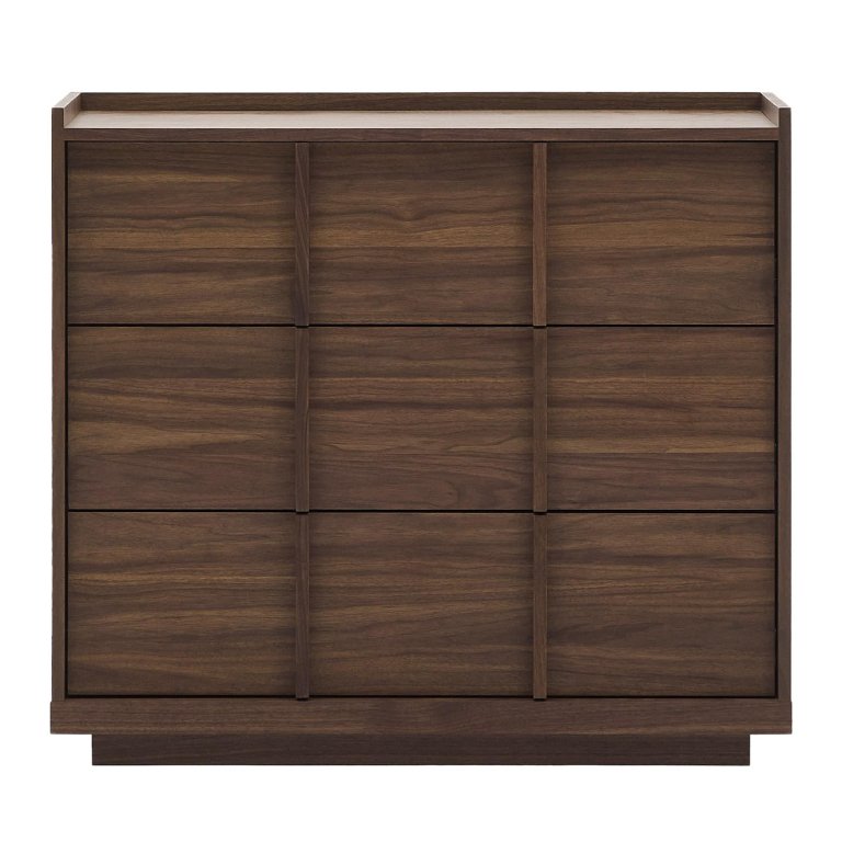 Kave Home Onix ladekast 100x78 walnoot