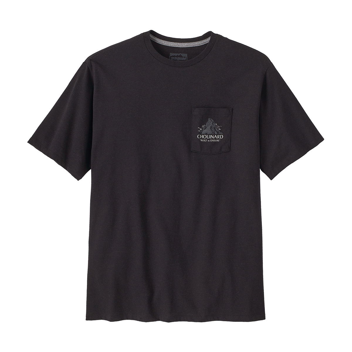 Patagonia Chouinard Crest Pocket Responsibil-Tee, herre (Black)