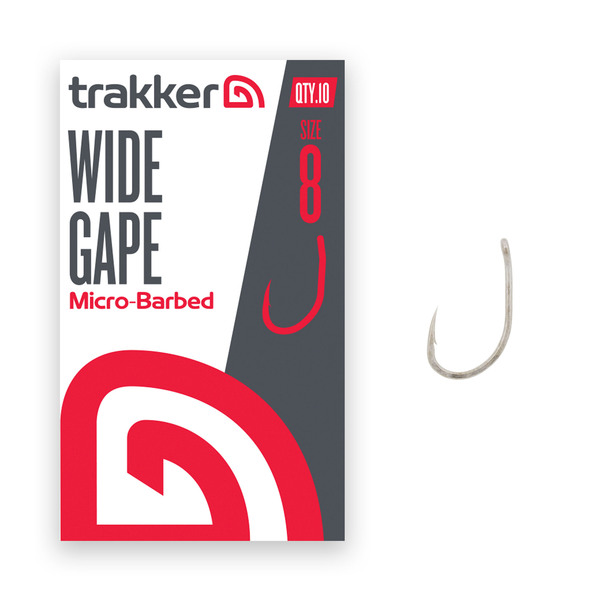 Hameçons Trakker Wide Gape Hooks Micro Barbed (10pcs)