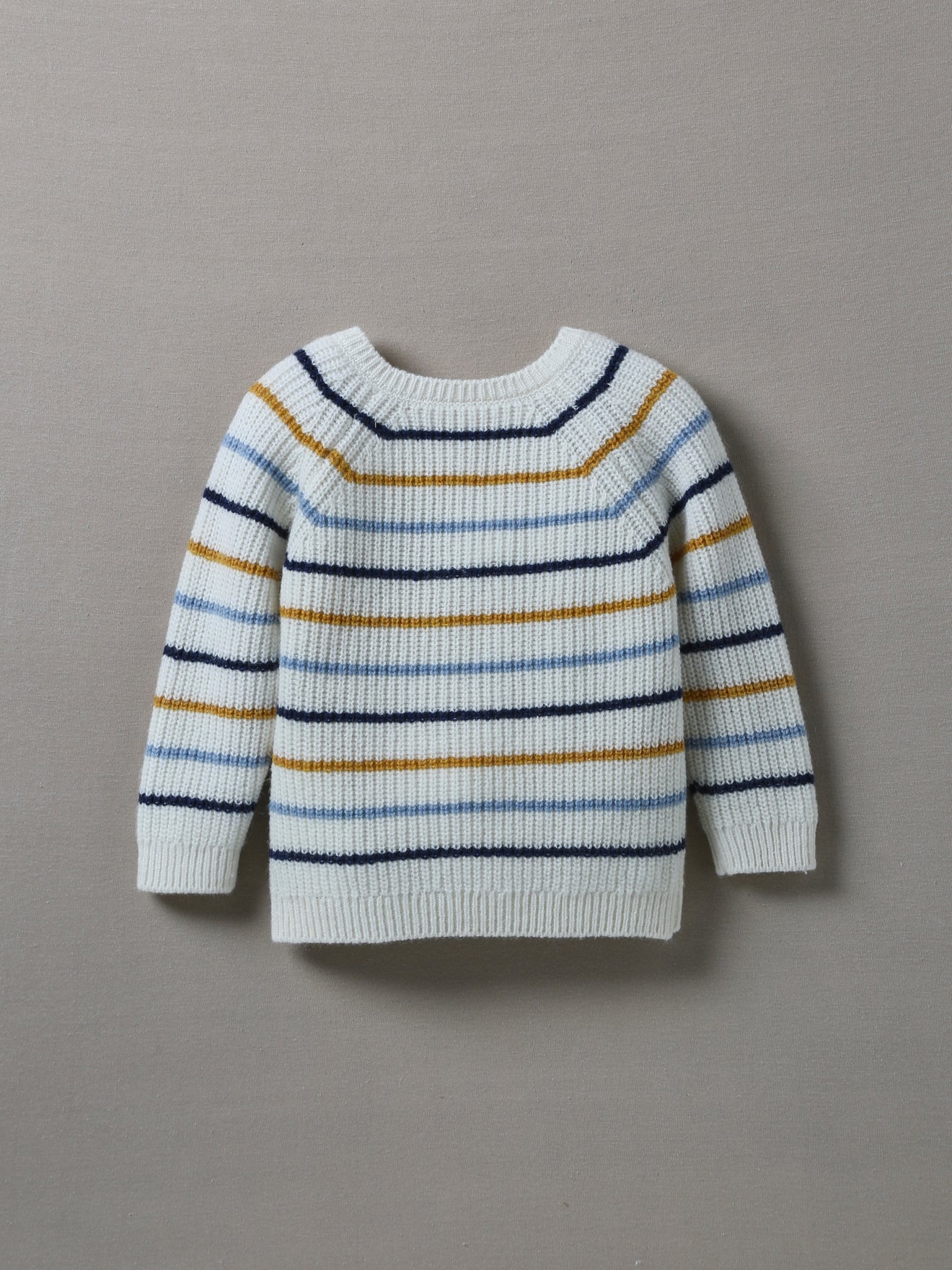 Pull rayé bébé en laine