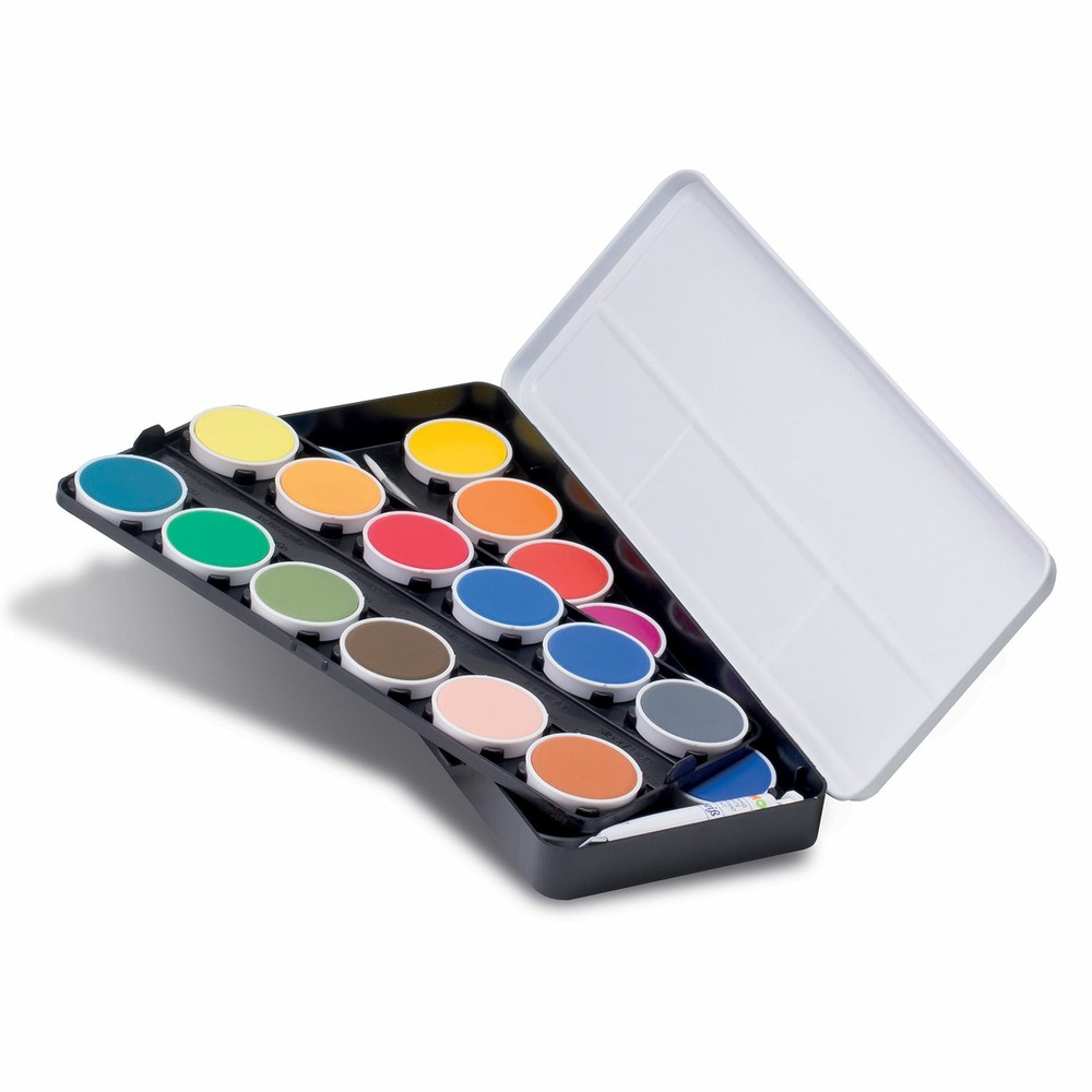 Boîte d'aquarelle fine 24 couleurs ø 30 mm