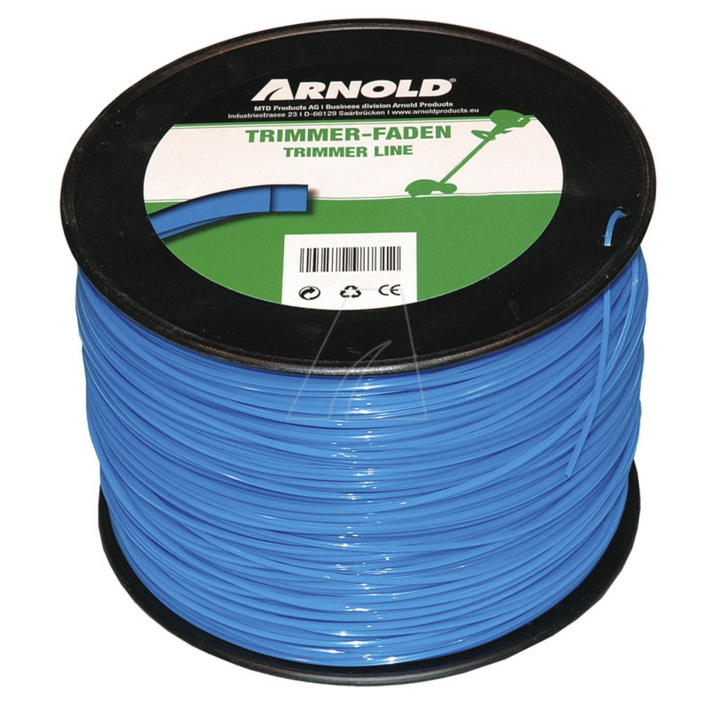 Fil de coupe-bordure carré en nylon 3,0 mm × 138 m