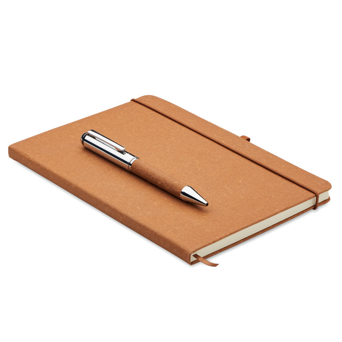 GiftRetail MO2195 - ELEGANOTE Carnet en cuir recyclé et stylo