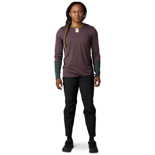 Maillot VTT FOX W DEFEND LS JERSEY MEDIUM BROWN