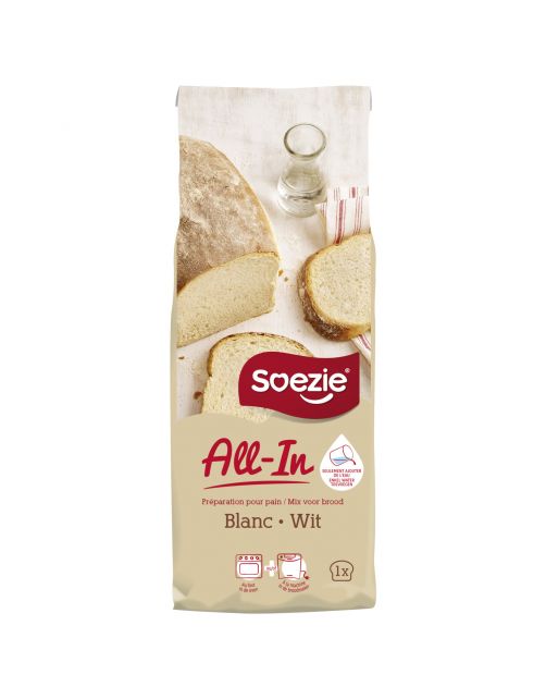 Soezie All-In Wit Brood - Bakproducten - 500 g