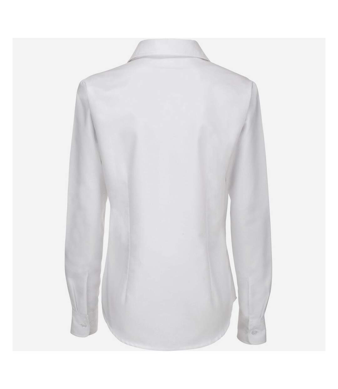 B&C - Chemise à manches longues OXFORD - Femme (Blanc) - UTBC115