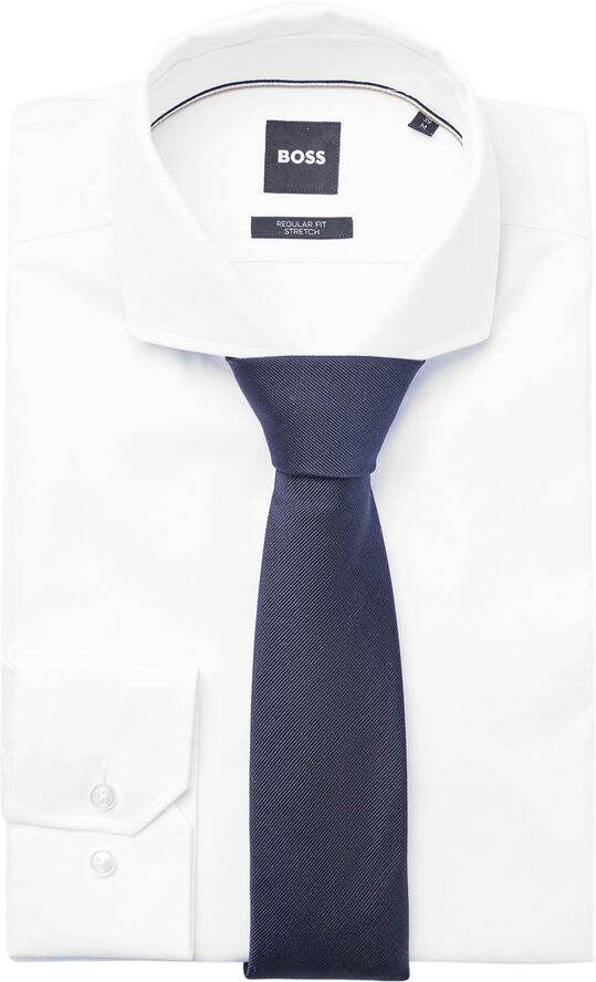 BOSS BOSS Men Business Clothing Neckwear Blå
