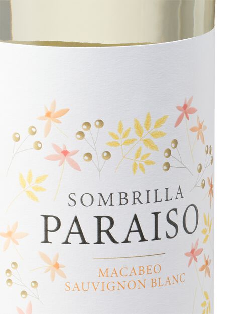 Sombrilla Paraiso macabeo sauvignon blanc 750ml
