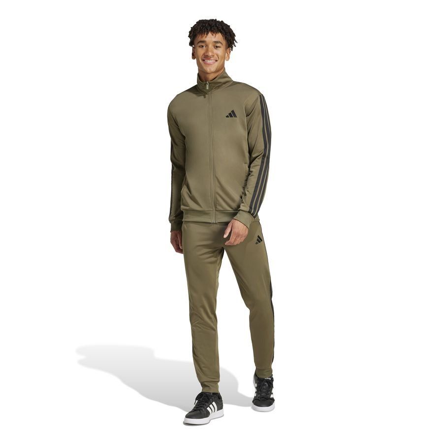 adidas Survêtement 3-Stripes - Vert/Noir