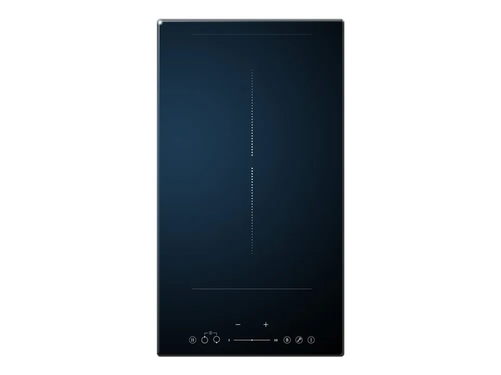 Scandomestic HOI30P1FLEX - Induktions kogeplade - 2 plader - Niche - bredde: 26.8 cm - dybde: 50 cm - rammeløs - sort