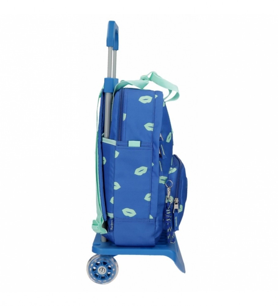 Mochila para computador Pepe Jeans Ruth com rodinhas - 30x40x13cm -