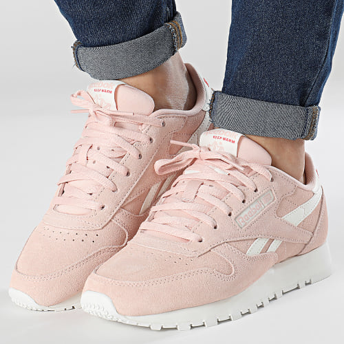 Baskets Femme Classic Leather 100033451 Possibly Pink Chalk