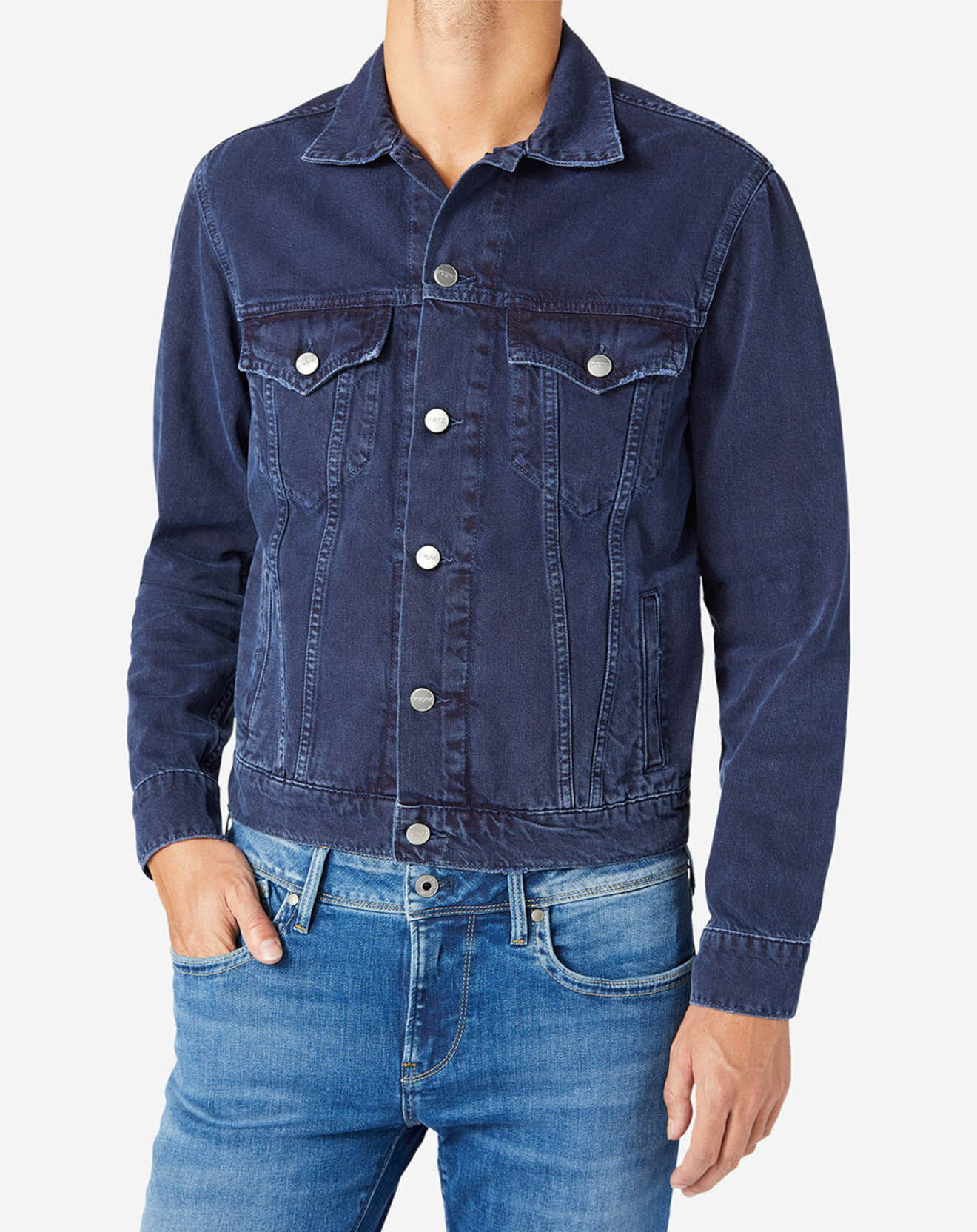 Pepe Jeans Veste en Jean courte bleue