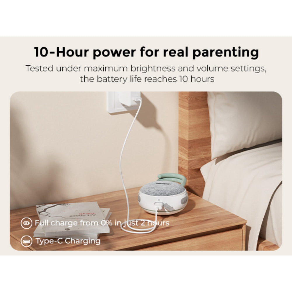 Køb Momcozy Portable Sound Maskine Med Natlys