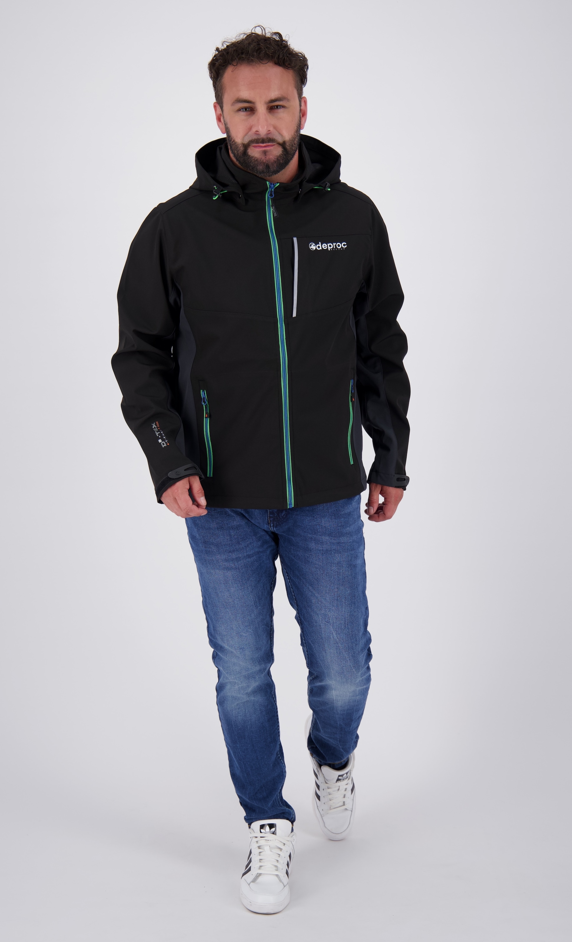 DEPROC Active Softshelljacke »NUNAVUT MEN II« auch in Grossen Grössen erhältlich