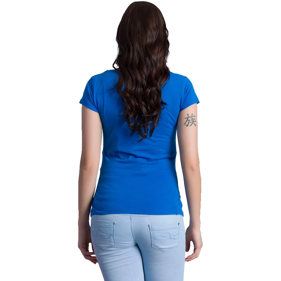 M.M.C. Umstandsshirt I Will Rock You mit Motiv Dunkelblau