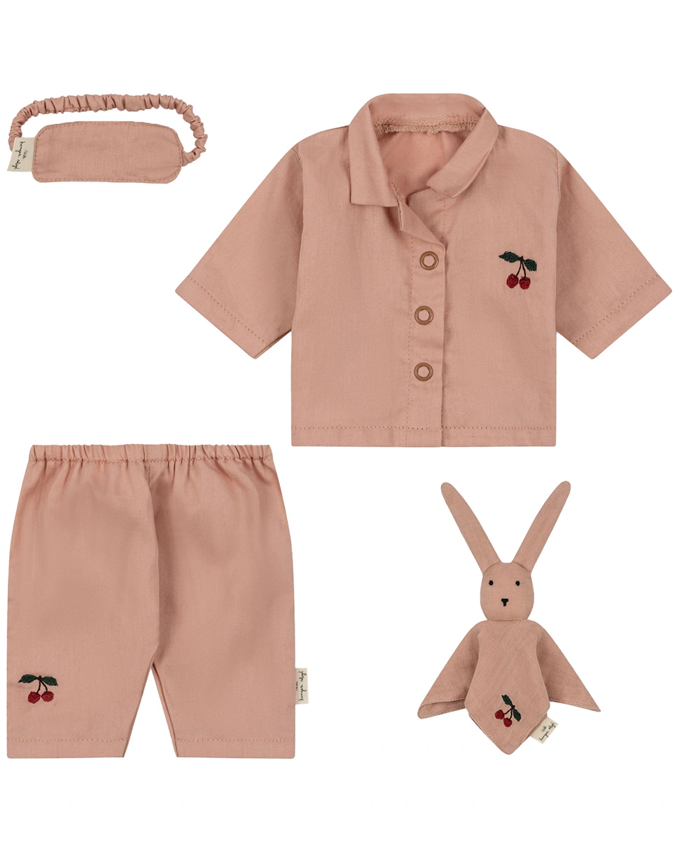 Puppenkleidung GERD GOES TO BED in mahagony rose
