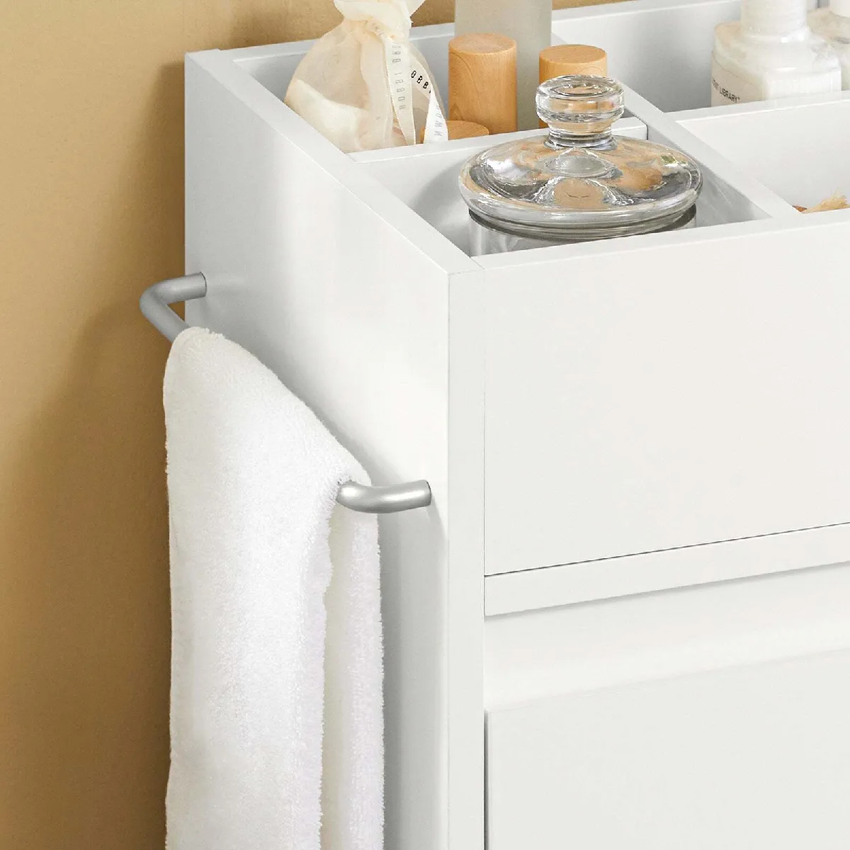 SoBuy BZR29-W Meuble Demi-Colonne