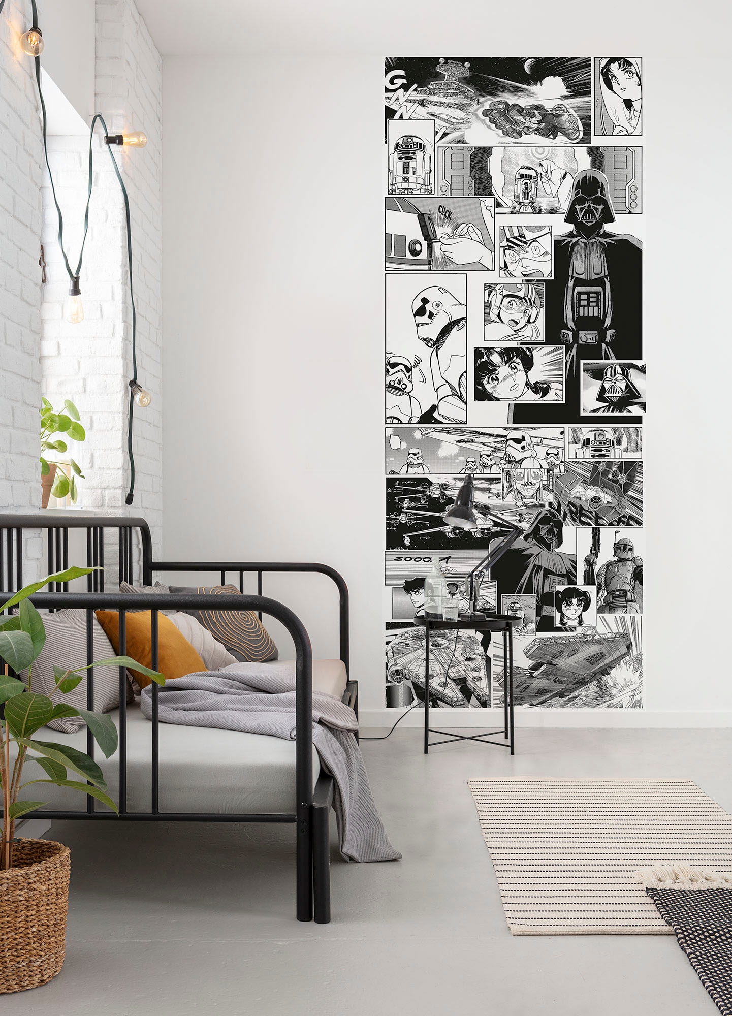 Komar Fototapete »Digitaldruck Vlies -  Star Wars Manga Madness - Grösse 100 x 250 cm« bedruckt glatt Kinderzimmer
