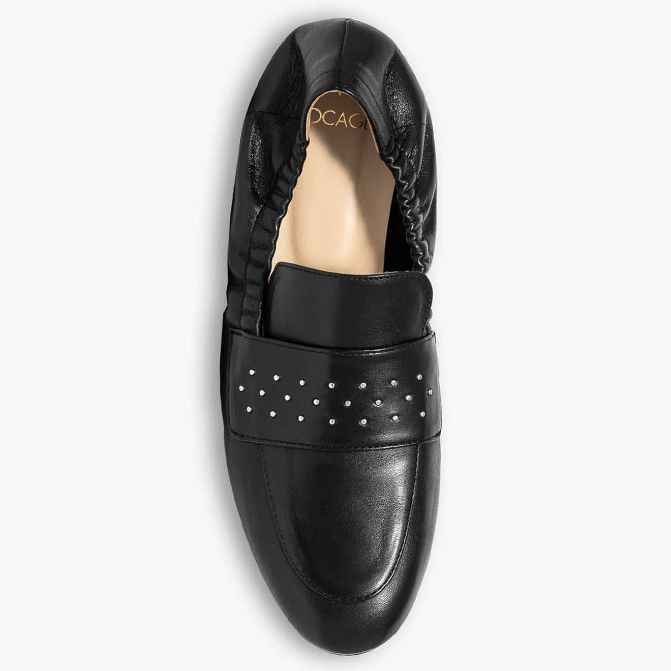 Bocage Mocassins en Cuir Aissa noirs
