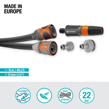Gardena tuinslang Liano™ Life set 15 m