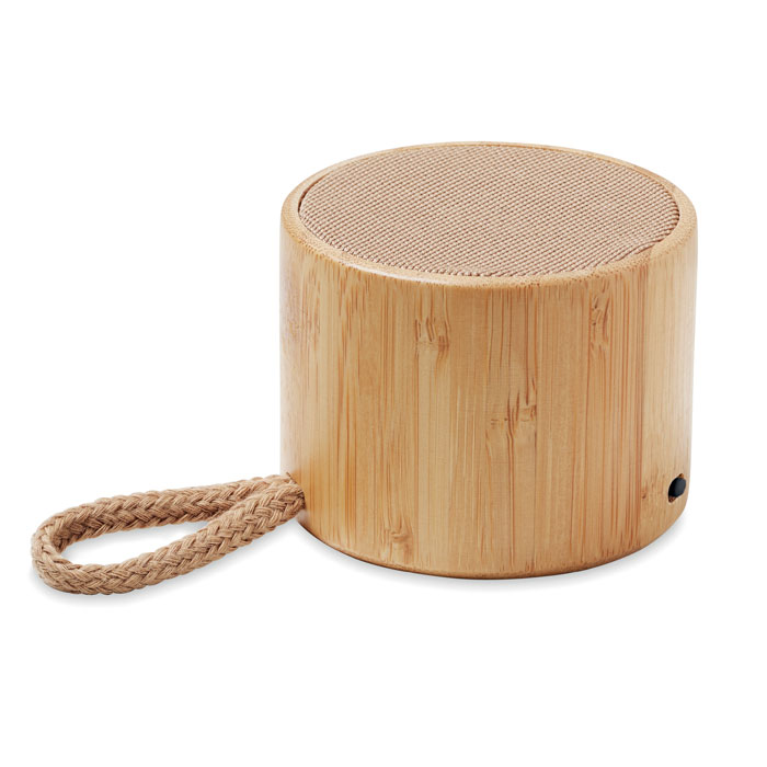 GiftRetail MO6890 - COOL Haut-parleur sans fil bambou