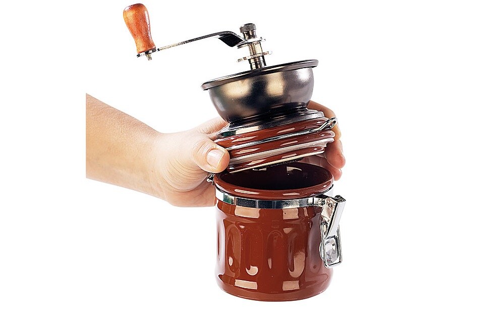 Rosenstein & Söhne Kaffeemühle Genua mit Aroma Behälter Kaffeemühlen Kaffee Mühle
