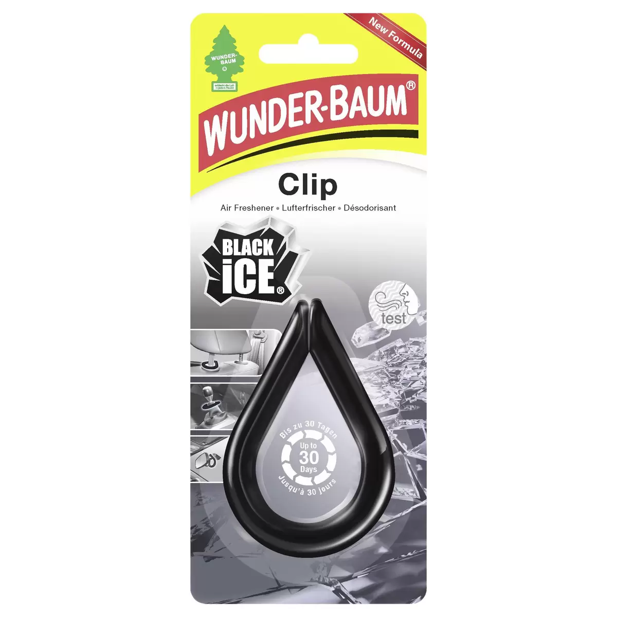 Wunderbaum Clip Black Ice Schwarz