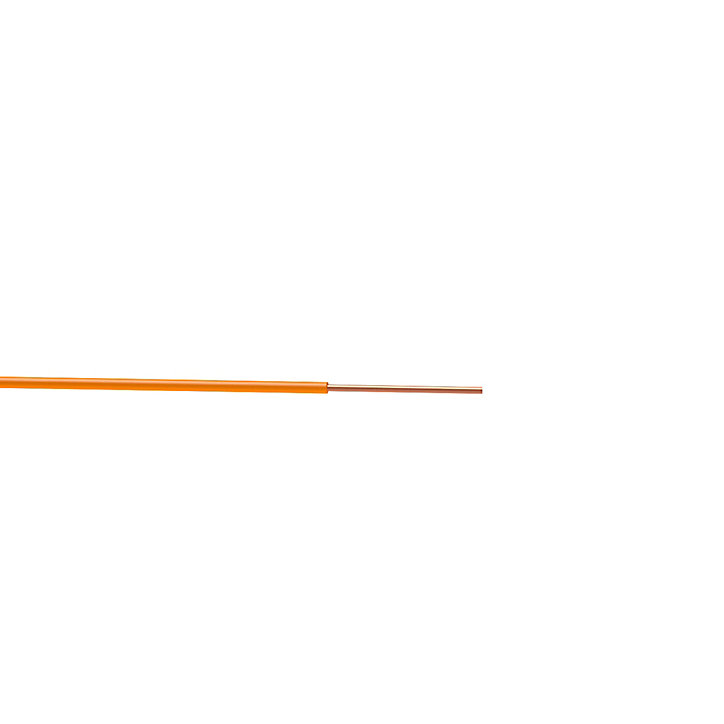 Fil 1,5mm² H07VU orange couronne 25m