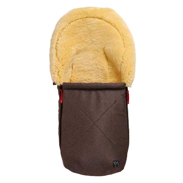 KaiserKaiser   Babyschalen Fusssack Lammfell EMMA Braun/Melange