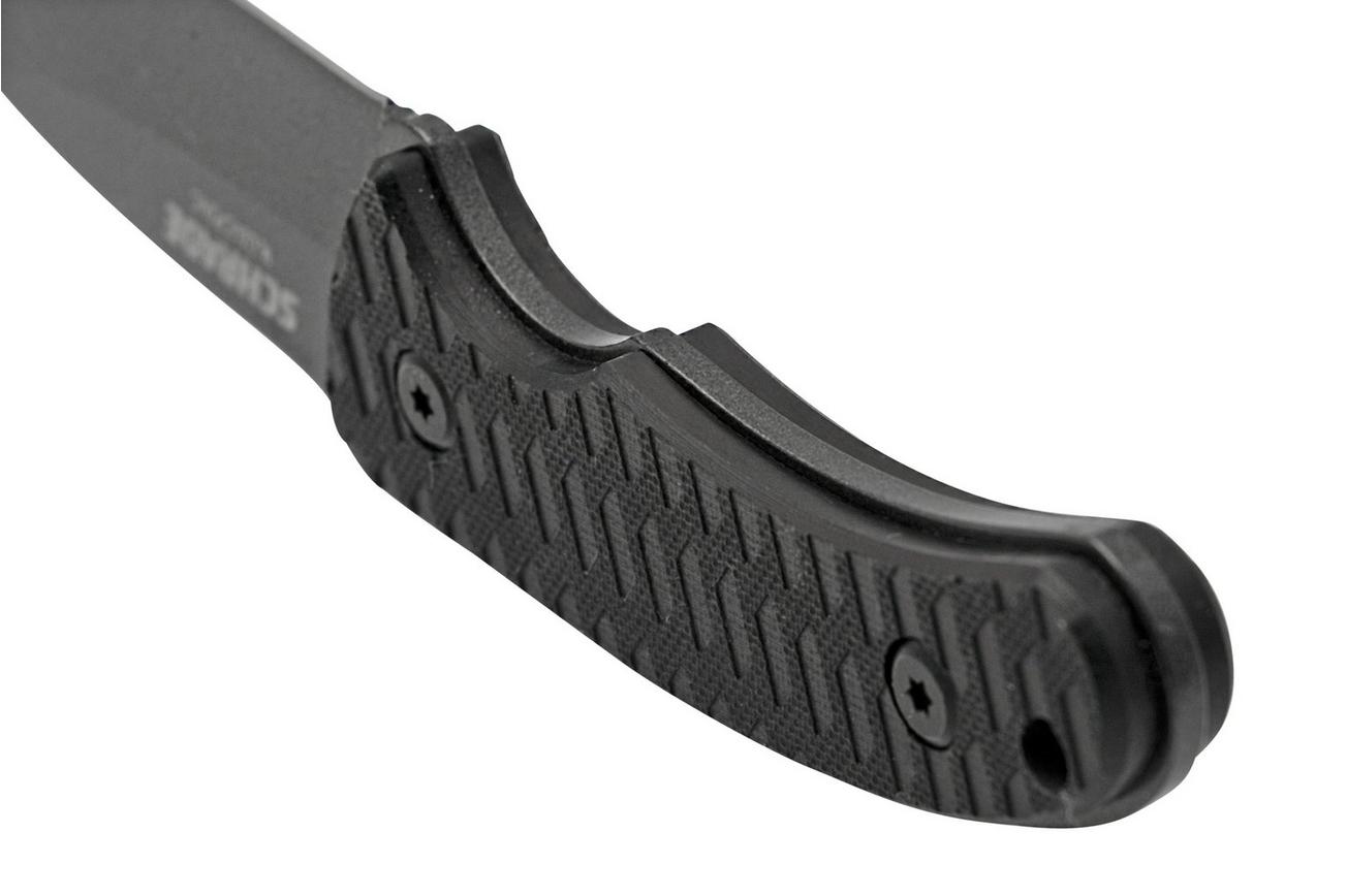 Schrade Wolverine Mini 1182519, zwart, vaststaand mes