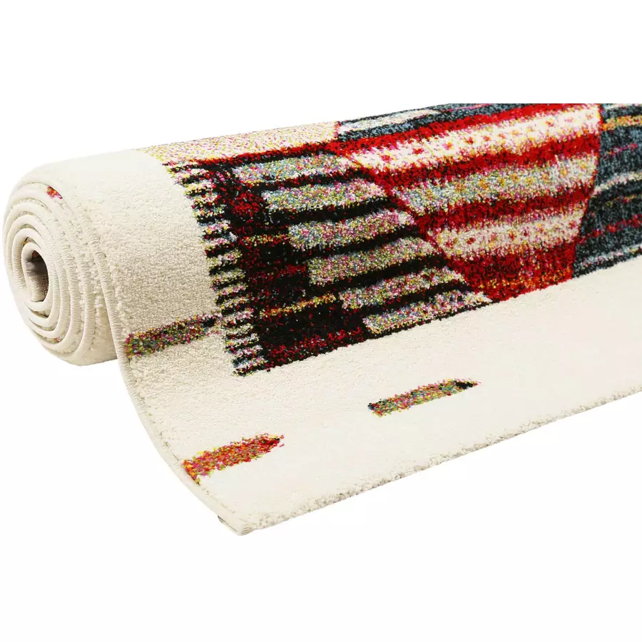 Wecon home Kurzflorteppich Modern Berber multicolor